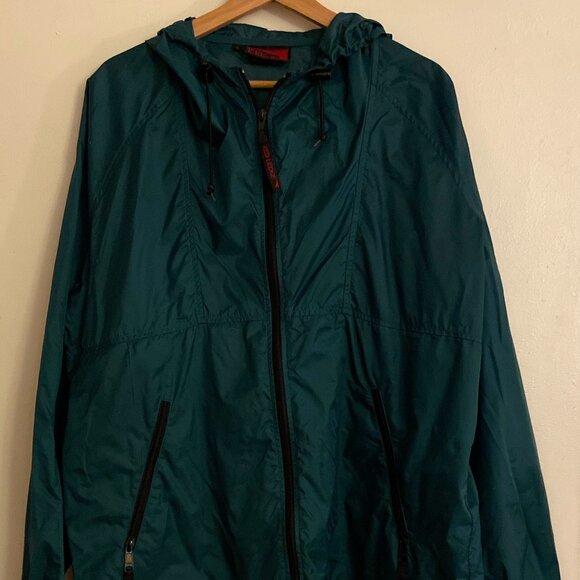 green rain jacket - Picture 1 of 3